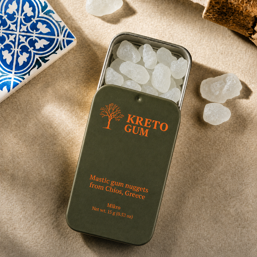 KRETO Gum mastic resin tin